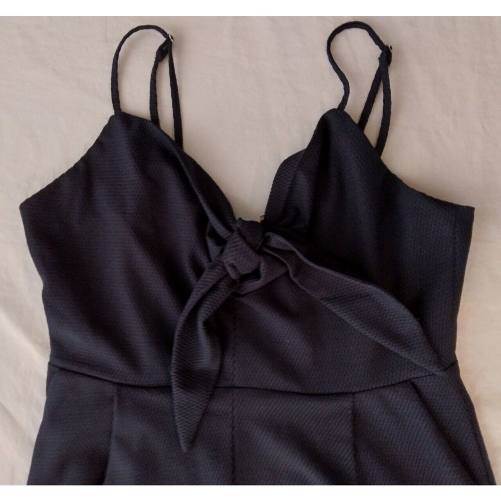 Papillon Wide Leg Jumpsuit Romper Navy Sleeveless New  Womens Size Small - Picture 4 of 12